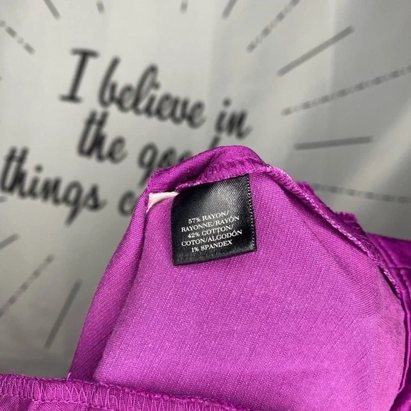 Ann Taylor Purple Ankle Pants - Picture 5 of 5